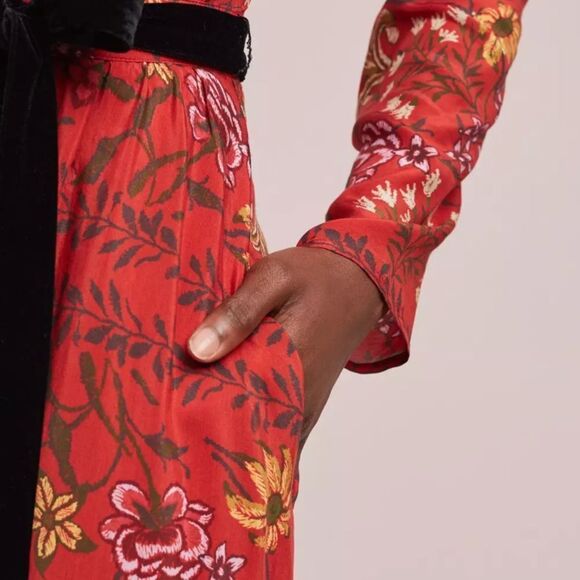 Anthropologie LAIA maxi dress laurel with pockets size small - Picture 10 of 10